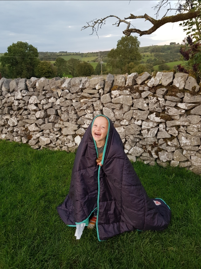Loving her camping trips - Middlehills Farm, Peak District, 2020