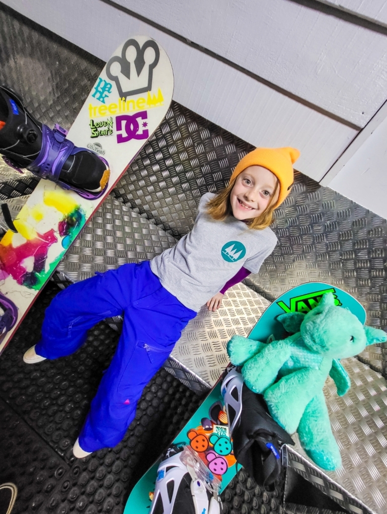 Kinder Snowboard Lessons are for kids age 4-7